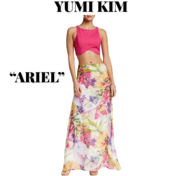 NWOT YUMI KIM “Ariel” Floral Maxi Skirt, Size XS - Picture 1 of 11